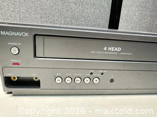 MaxSold Auction: Lot of 2 Silver DVD/VHS Combo Players (Magnavox & Samsung) - Warwick (Rhode Island, USA) SELLER MANAGED Reseller Online Auction - Warwick Avenue