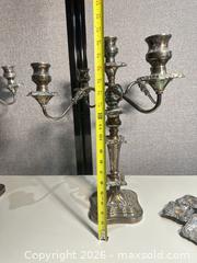 MaxSold Auction: Old Sheffield Silver plate,Victorian Baroque Candelabras, Ice Bucket & Serving Bowl - Warwick (Rhode Island, USA) SELLER MANAGED Reseller Online Auction - Warwick Avenue