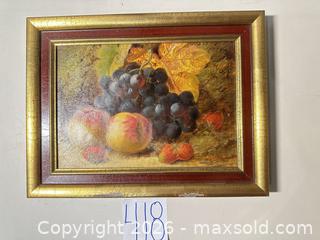 MaxSold Auction: Original Antique Oil on Canvas Still Life (Fruit) in Gilded Frame, 12 x 9 in - Warwick (Rhode Island, USA) SELLER MANAGED Reseller Online Auction - Warwick Avenue