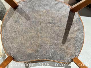 MaxSold Auction: Victorian Tufted Pink Striped Upholstered Wooden Chairs  - Warwick (Rhode Island, USA) SELLER MANAGED Reseller Online Auction - Warwick Avenue
