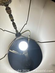 MaxSold Auction: Vintage Mid-Century Brass Floor Lamp with White Shade - Warwick (Rhode Island, USA) SELLER MANAGED Reseller Online Auction - Warwick Avenue