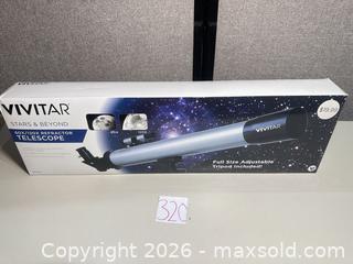 MaxSold Auction: Vivitar Refractor Telescope with Tripod & Interchangeable Eyepieces - Warwick (Rhode Island, USA) SELLER MANAGED Reseller Online Auction - Warwick Avenue