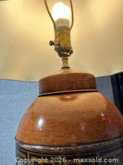 MaxSold Auction: VTG  Chinoiserie toleware tea canister lamp - Warwick (Rhode Island, USA) SELLER MANAGED Reseller Online Auction - Warwick Avenue
