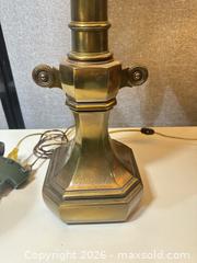 MaxSold Auction: VTG Stiffel design brass table lamps  - Warwick (Rhode Island, USA) SELLER MANAGED Reseller Online Auction - Warwick Avenue