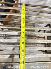MaxSold Auction: Wrought Iron Metal Baker's Rack, Antique Silver, 6 Shelves - Warwick (Rhode Island, USA) SELLER MANAGED Reseller Online Auction - Warwick Avenue