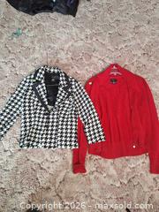 MaxSold Auction: 165 pieces of clothing. Jackets, shirts pants, etc. (Clothing rack NOT FOR SALE)  - Greece (New York, USA) PARTNER MANAGED Estate Sale Online Auction - Candy Lane