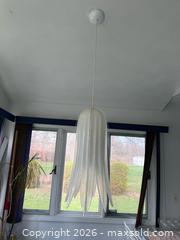 MaxSold Auction: Mid Century Acrylic Tulip Hanging Lamp - Greece (New York, USA) PARTNER MANAGED Estate Sale Online Auction - Candy Lane