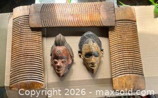 MaxSold Auction: Assorted wall hangings from Africa - Baltimore (Maryland, USA) SELLER MANAGED Downsizing Online Auction - Parkwood Avenue