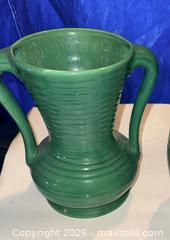 MaxSold Auction: Green pitcher and vase - Baltimore (Maryland, USA) SELLER MANAGED Downsizing Online Auction - Parkwood Avenue