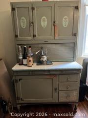 MaxSold Auction: Hoosier style storage cabinet - Baltimore (Maryland, USA) SELLER MANAGED Downsizing Online Auction - Parkwood Avenue