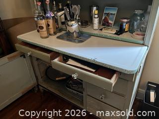MaxSold Auction: Hoosier style storage cabinet - Baltimore (Maryland, USA) SELLER MANAGED Downsizing Online Auction - Parkwood Avenue