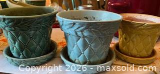 MaxSold Auction: McCoy Quilted Planter Group - Baltimore (Maryland, USA) SELLER MANAGED Downsizing Online Auction - Parkwood Avenue