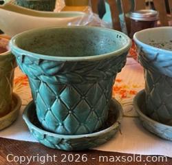 MaxSold Auction: McCoy Quilted Planter Group - Baltimore (Maryland, USA) SELLER MANAGED Downsizing Online Auction - Parkwood Avenue