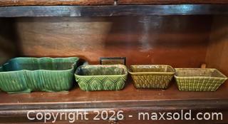 MaxSold Auction: Mid-Century Earthenware planters - Baltimore (Maryland, USA) SELLER MANAGED Downsizing Online Auction - Parkwood Avenue