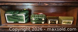 MaxSold Auction: Mid-Century Earthenware planters - Baltimore (Maryland, USA) SELLER MANAGED Downsizing Online Auction - Parkwood Avenue
