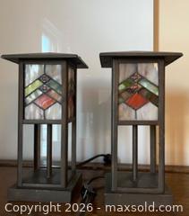 MaxSold Auction: Mission style accent lamps - Baltimore (Maryland, USA) SELLER MANAGED Downsizing Online Auction - Parkwood Avenue
