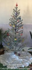 MaxSold Auction: Silver Christmas tree - Baltimore (Maryland, USA) SELLER MANAGED Downsizing Online Auction - Parkwood Avenue