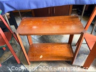 MaxSold Auction: Wood plant stands - Baltimore (Maryland, USA) SELLER MANAGED Downsizing Online Auction - Parkwood Avenue