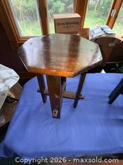 MaxSold Auction: Wood plant stands - Baltimore (Maryland, USA) SELLER MANAGED Downsizing Online Auction - Parkwood Avenue