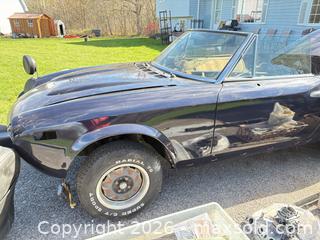 MaxSold Auction: 1980 124 Fiat Spider C VIN 124C5000171216 - Lombardy (Ontario, Canada) Estate Sale Online Auction - Berry Park Lane