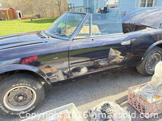 MaxSold Auction: 1980 124 Fiat Spider C VIN 124C5000171216 - Lombardy (Ontario, Canada) Estate Sale Online Auction - Berry Park Lane