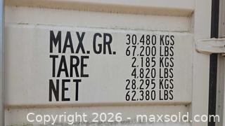 MaxSold Auction: 22 ft Steel Shipping / Storage Container, CSC & Customs Approved C - Lombardy (Ontario, Canada) Estate Sale Online Auction - Berry Park Lane