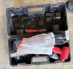 MaxSold Auction: 26V Cordless Mini Chainsaw with Carrying Case & Battery A - Lombardy (Ontario, Canada) Estate Sale Online Auction - Berry Park Lane