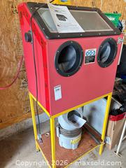 MaxSold Auction: Central Pneumatic Blast Cabinet & Hopper Kit C - Lombardy (Ontario, Canada) Estate Sale Online Auction - Berry Park Lane