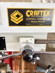 MaxSold Auction: Craftex B2229 Lathe/Mill Combination, 110V, 3/4 HP C - Lombardy (Ontario, Canada) Estate Sale Online Auction - Berry Park Lane