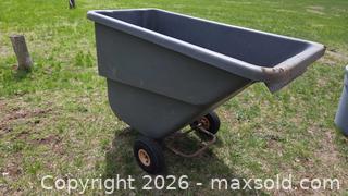 MaxSold Auction: Gray Plastic Garden Dump Cart A - Lombardy (Ontario, Canada) Estate Sale Online Auction - Berry Park Lane