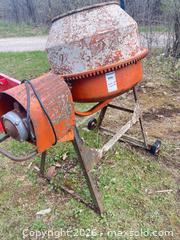 MaxSold Auction: Iyang/Yang Electric Concrete/Cement Mixer C - Lombardy (Ontario, Canada) Estate Sale Online Auction - Berry Park Lane