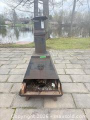 MaxSold Auction: Metal Chiminea Outdoor Fireplace A - Lombardy (Ontario, Canada) Estate Sale Online Auction - Berry Park Lane