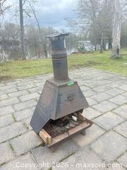 MaxSold Auction: Metal Chiminea Outdoor Fireplace A - Lombardy (Ontario, Canada) Estate Sale Online Auction - Berry Park Lane