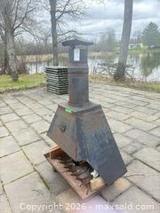 MaxSold Auction: Metal Chiminea Outdoor Fireplace A - Lombardy (Ontario, Canada) Estate Sale Online Auction - Berry Park Lane