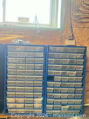 MaxSold Auction: Metal Parts Storage Organizers with Contents (hardware, electrical & circuitry components) B - Lombardy (Ontario, Canada) Estate Sale Online Auction - Berry Park Lane