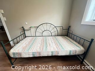 MaxSold Auction: Metal Twin Daybed with Mattress C - Lombardy (Ontario, Canada) Estate Sale Online Auction - Berry Park Lane