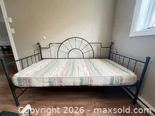 MaxSold Auction: Metal Twin Daybed with Mattress C - Lombardy (Ontario, Canada) Estate Sale Online Auction - Berry Park Lane