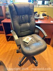 MaxSold Auction: Novimex Leather Office Desk Chair with Armrests & Casters B - Lombardy (Ontario, Canada) Estate Sale Online Auction - Berry Park Lane