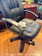 MaxSold Auction: Novimex Leather Office Desk Chair with Armrests & Casters B - Lombardy (Ontario, Canada) Estate Sale Online Auction - Berry Park Lane