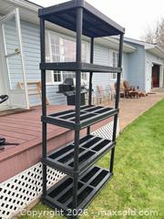 MaxSold Auction: Plastic/Resin 5-Tier Shelving Unit for Outdoor or Garage A - Lombardy (Ontario, Canada) Estate Sale Online Auction - Berry Park Lane