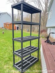MaxSold Auction: Plastic/Resin 5-Tier Shelving Unit for Outdoor or Garage A - Lombardy (Ontario, Canada) Estate Sale Online Auction - Berry Park Lane