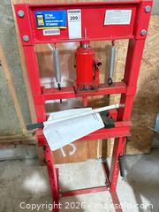 MaxSold Auction: Power Fist 12 Ton Hydraulic Shop Press C - Lombardy (Ontario, Canada) Estate Sale Online Auction - Berry Park Lane