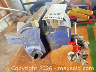 MaxSold Auction: Record 4" Bench Vise A - Lombardy (Ontario, Canada) Estate Sale Online Auction - Berry Park Lane
