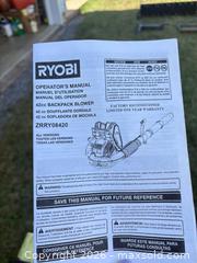 MaxSold Auction: Ryobi BP42 ZRRY08420 42cc Gas Backpack Blower A - Lombardy (Ontario, Canada) Estate Sale Online Auction - Berry Park Lane