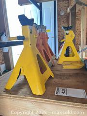 MaxSold Auction: Set of 4 2-Ton Cast Iron/Steel Jack Stands B - Lombardy (Ontario, Canada) Estate Sale Online Auction - Berry Park Lane