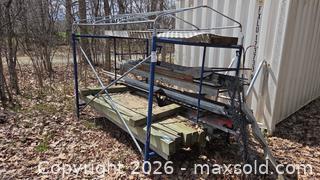 MaxSold Auction: Steel Scaffold / Metal Rack for Construction  C - Lombardy (Ontario, Canada) Estate Sale Online Auction - Berry Park Lane
