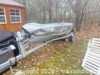 MaxSold Auction: Thornes Aluminum Jon/Rowboat with Trailer A - Lombardy (Ontario, Canada) Estate Sale Online Auction - Berry Park Lane
