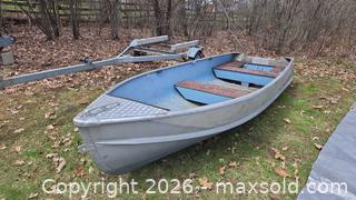MaxSold Auction: Thornes Aluminum Jon/Rowboat with Trailer A - Lombardy (Ontario, Canada) Estate Sale Online Auction - Berry Park Lane