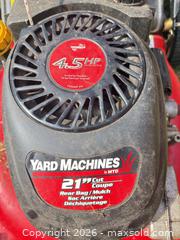 MaxSold Auction: Yard Machines/MTD 21" Push Lawn Mower B - Lombardy (Ontario, Canada) Estate Sale Online Auction - Berry Park Lane