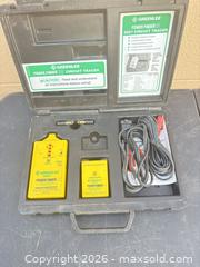 MaxSold Auction: Greenlee Power Finder 2007 Circuit Tracer / Wire Locator Kit - Decatur (Georgia, USA) SELLER MANAGED Reseller Online Auction - North Druid Hills Road (STORAGE)